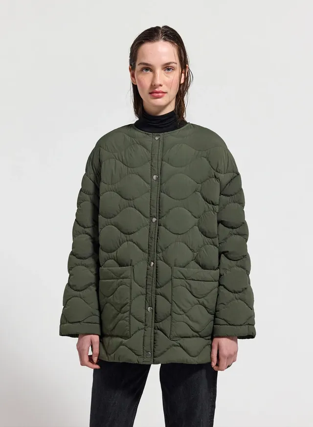 pyrenex-sienna-doudoune-l-g-re-femme-kaki-duvet-fran-ais image 1