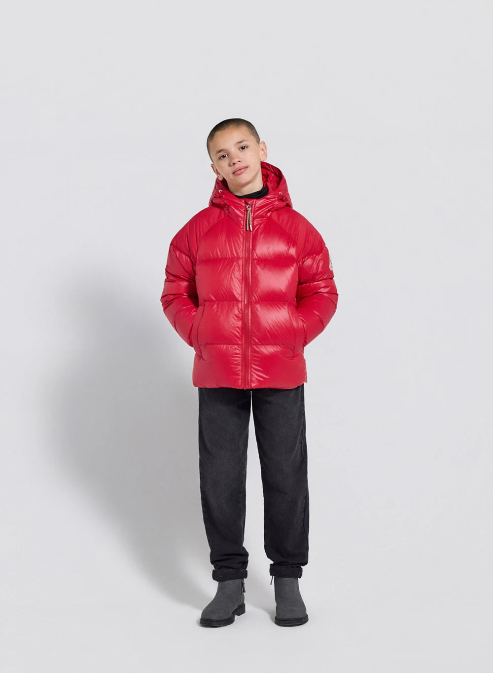 pyrenex-sten-doudoune-capuche-enfant-rouge image 3