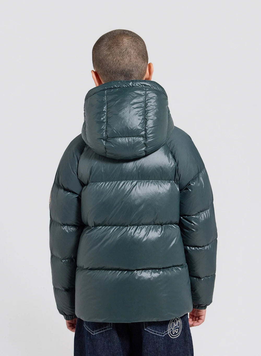 pyrenex-sten-doudoune-capuche-enfant-vert-fonc image 7