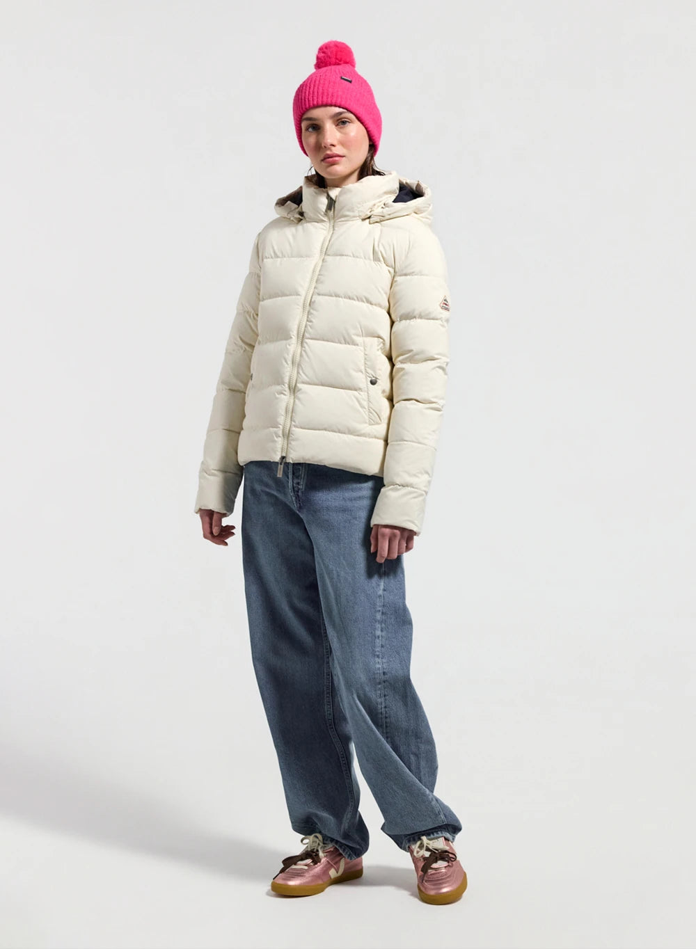 pyrenex-spoutnic-doudoune-femme-capuche-amovible-blanche image 2