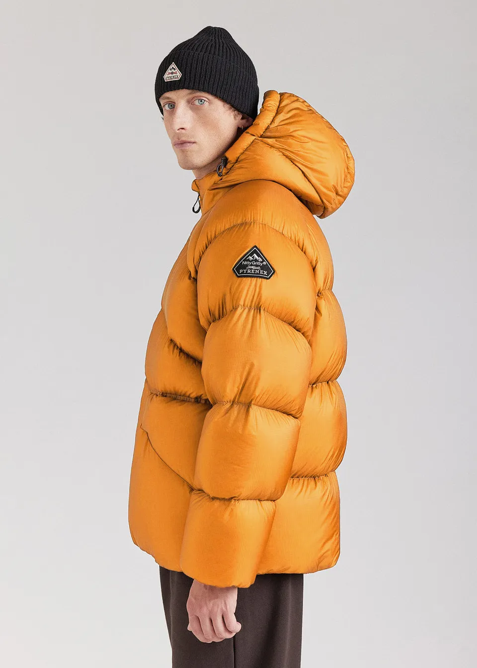 pyrenex-doudoune-homme-stellar-jaune-capuche image 1