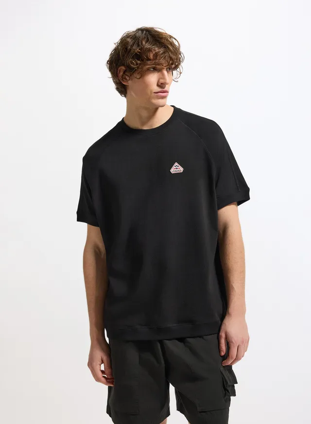 pyrenex-peak-t-shirt-pais-coton-bio-unisexe-noir image 1