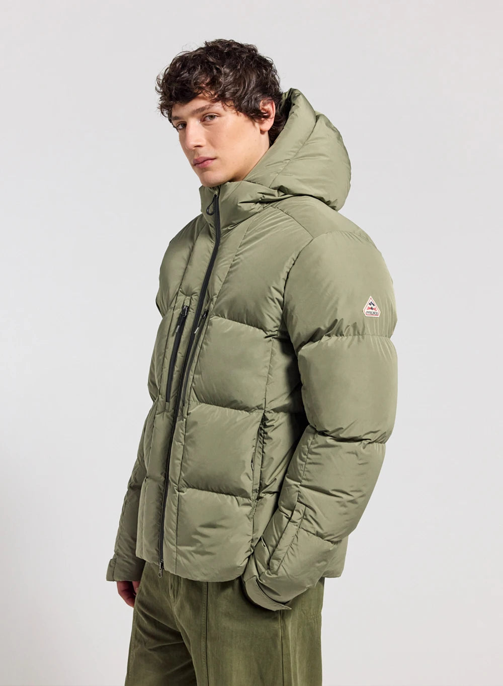 pyrenex-impulse-doudoune-capuche-homme-kaki-clair image 3