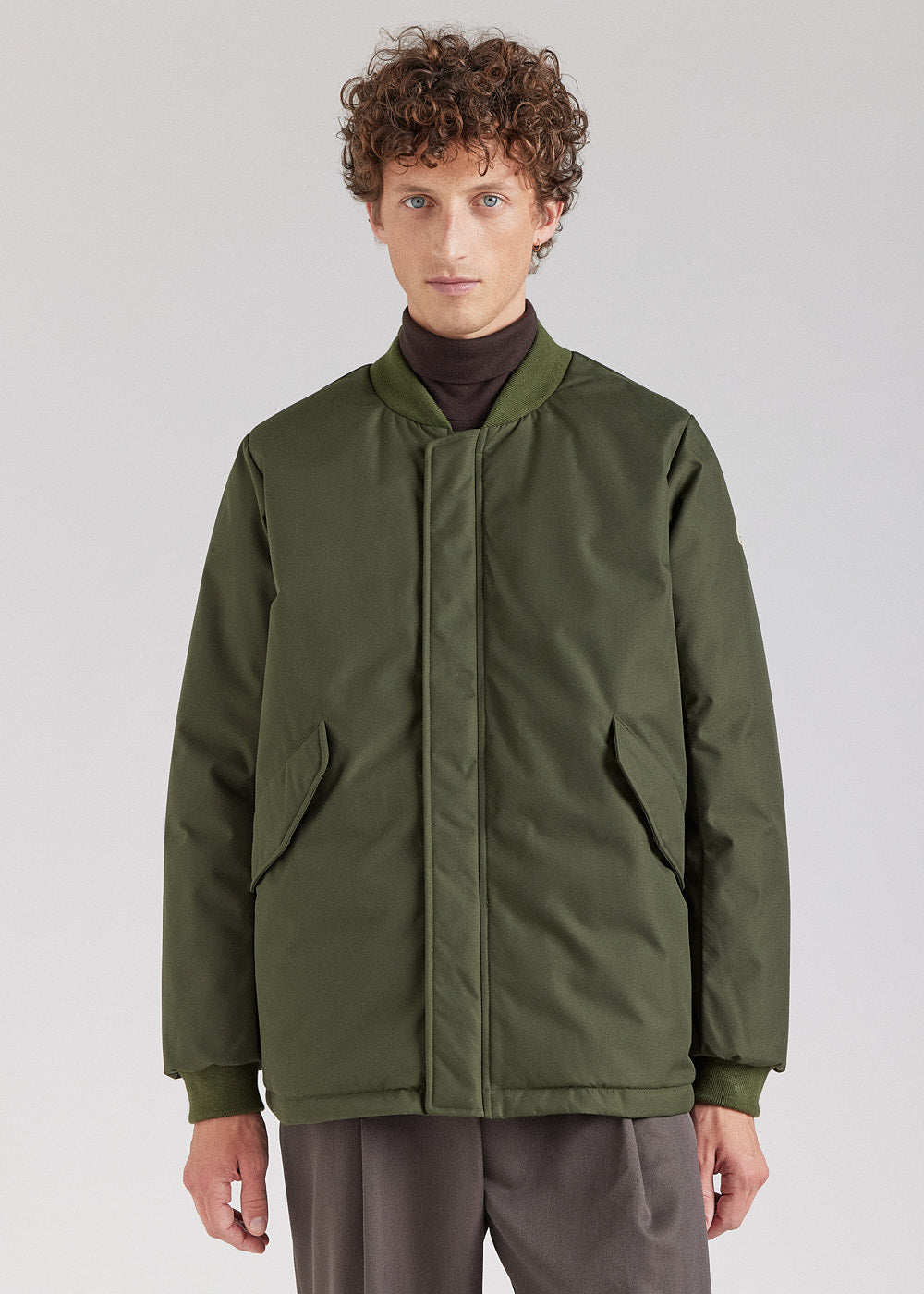 pyrenex-soulom-blouson-en-duvet-deep-khaki image 1