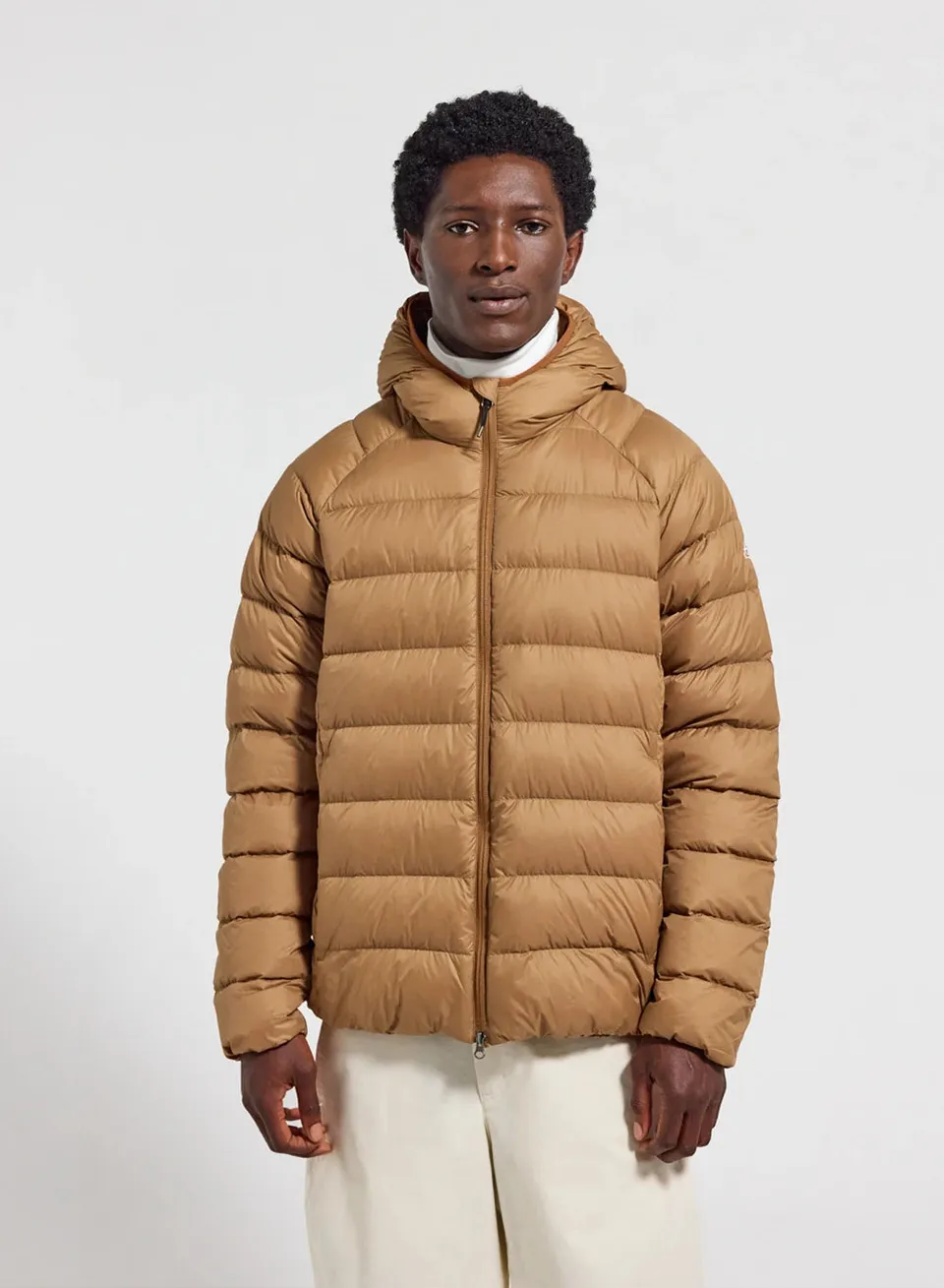 doudoune-capuche-homme-pyrenex-arial-marron-clair-duvet-legend image 1