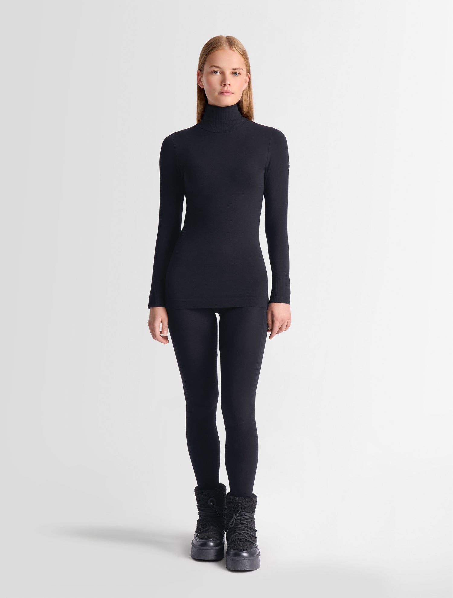fusalp-alisier-sous-pull-col-roul-seamless-modal-cachemire image 1