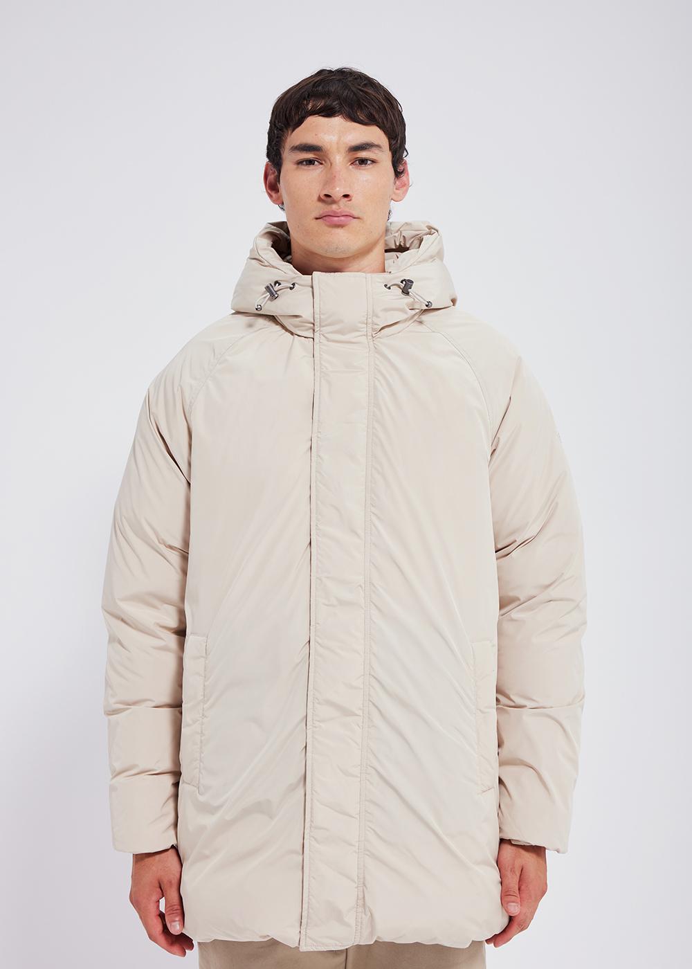 pyrenex-spark-parka-capuche-homme-brown-rice image 2