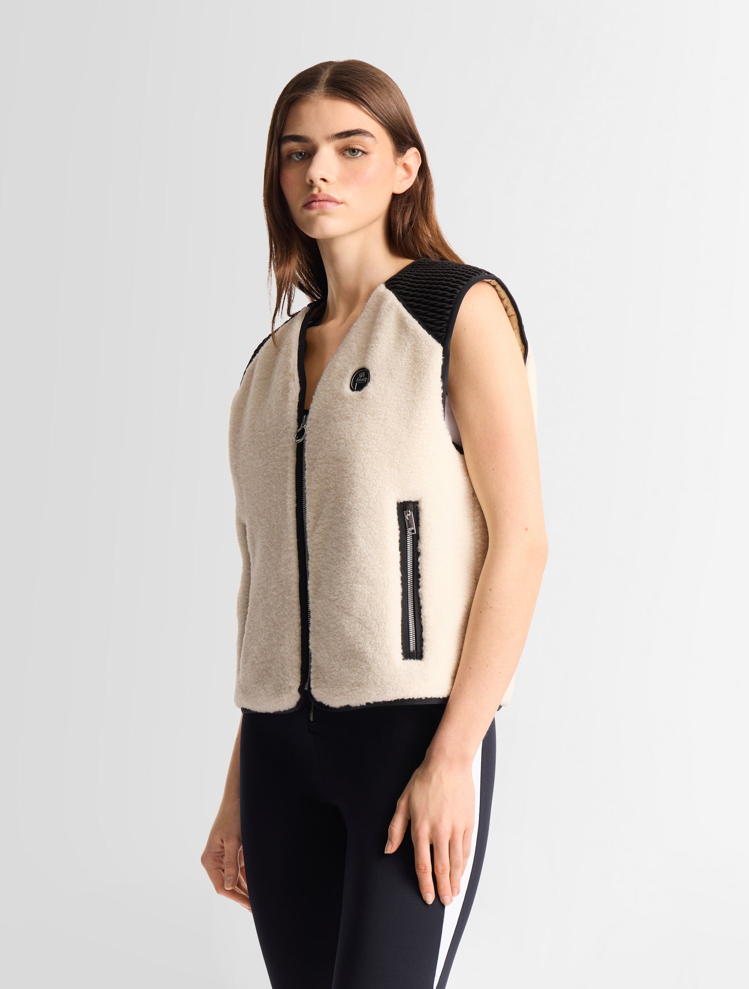 fusalp-gilet-elandine-sans-manches-fourrure-synth-tique image 2