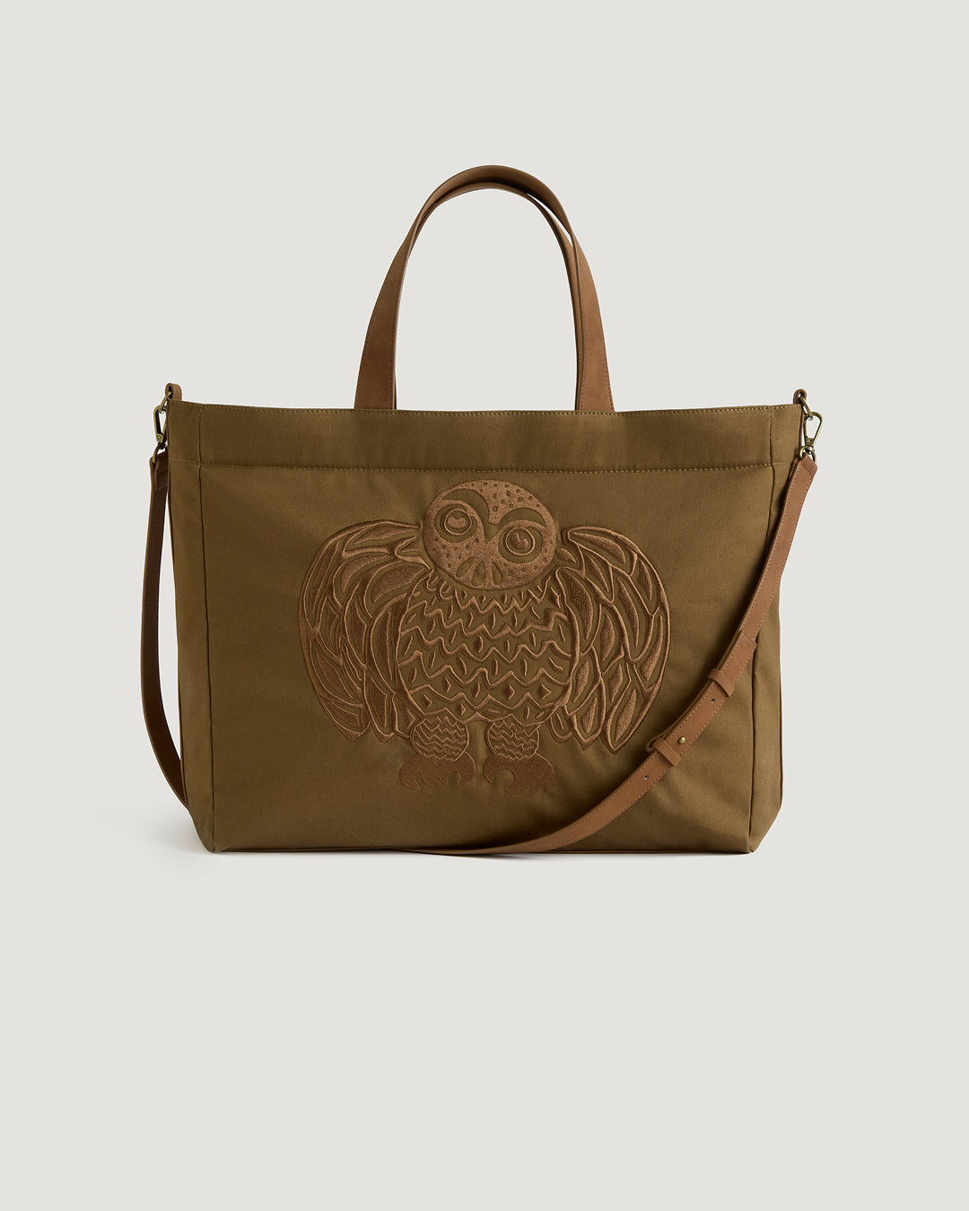 kanuk-harfang-sac-fourre-tout-hibou-en-canevas-coton image 2