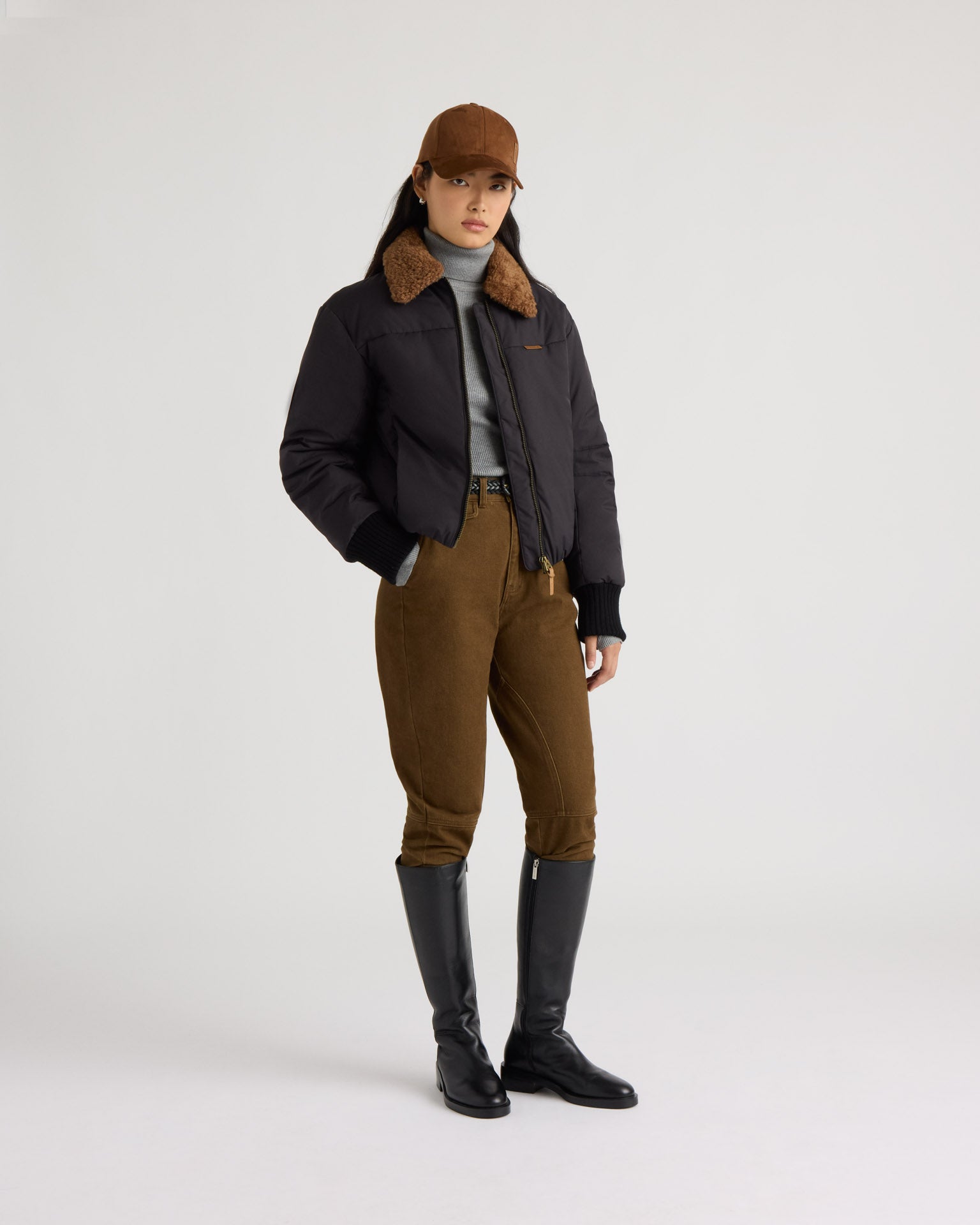kanuk-blouson-aviateur-calixte-veste-hiver-femme image 3