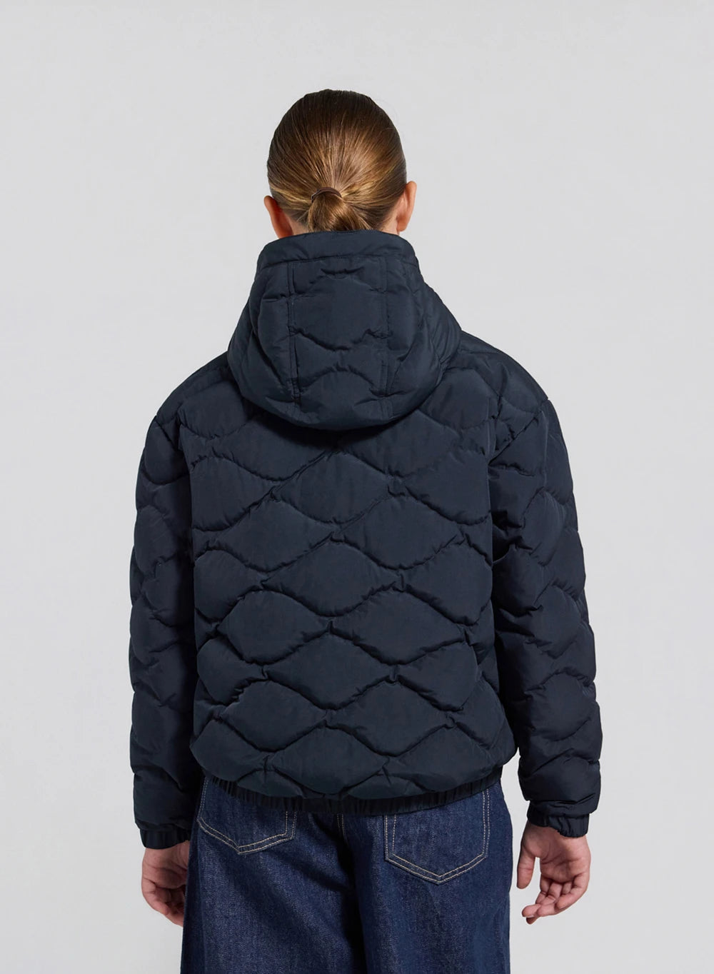 pyrenex-beille-doudoune-bomber-capuche-enfant-bleu-fonc image 8