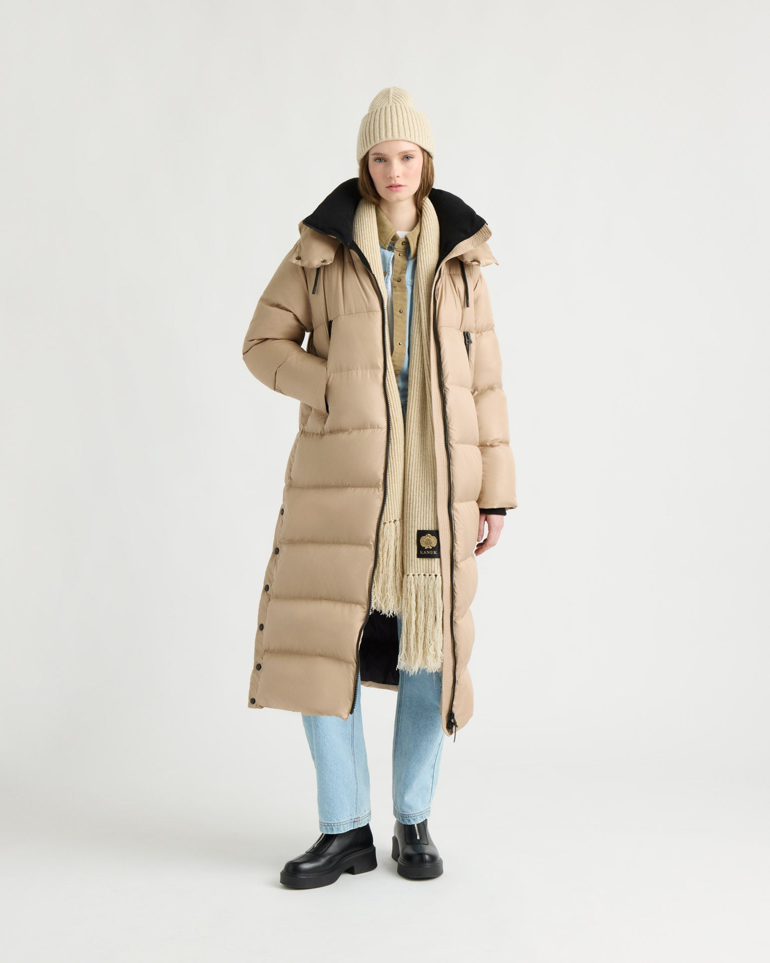 kanuk-broughton-manteau-long-matelass-en-duvet-capuche-amovible image 1