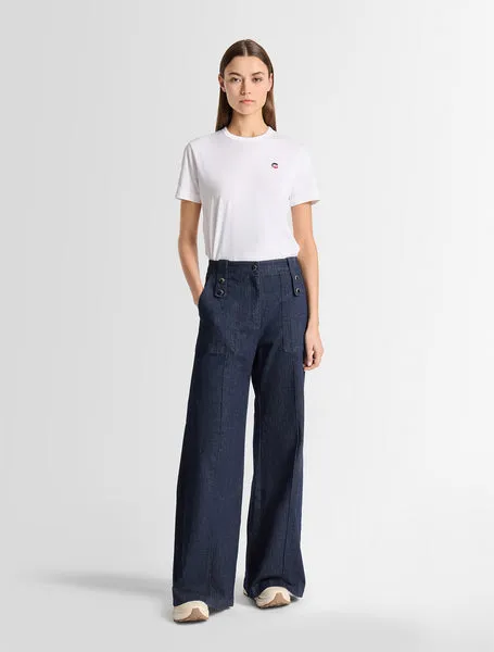 fusalp-noela-denim-pantalon-vas-taille-haute-femme image 1