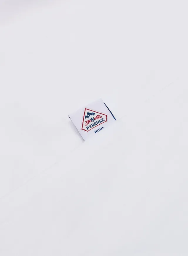 pyrenex-lily-drap-housse-uni-blanc-coton-bio-et-tencel-lyocell image 1