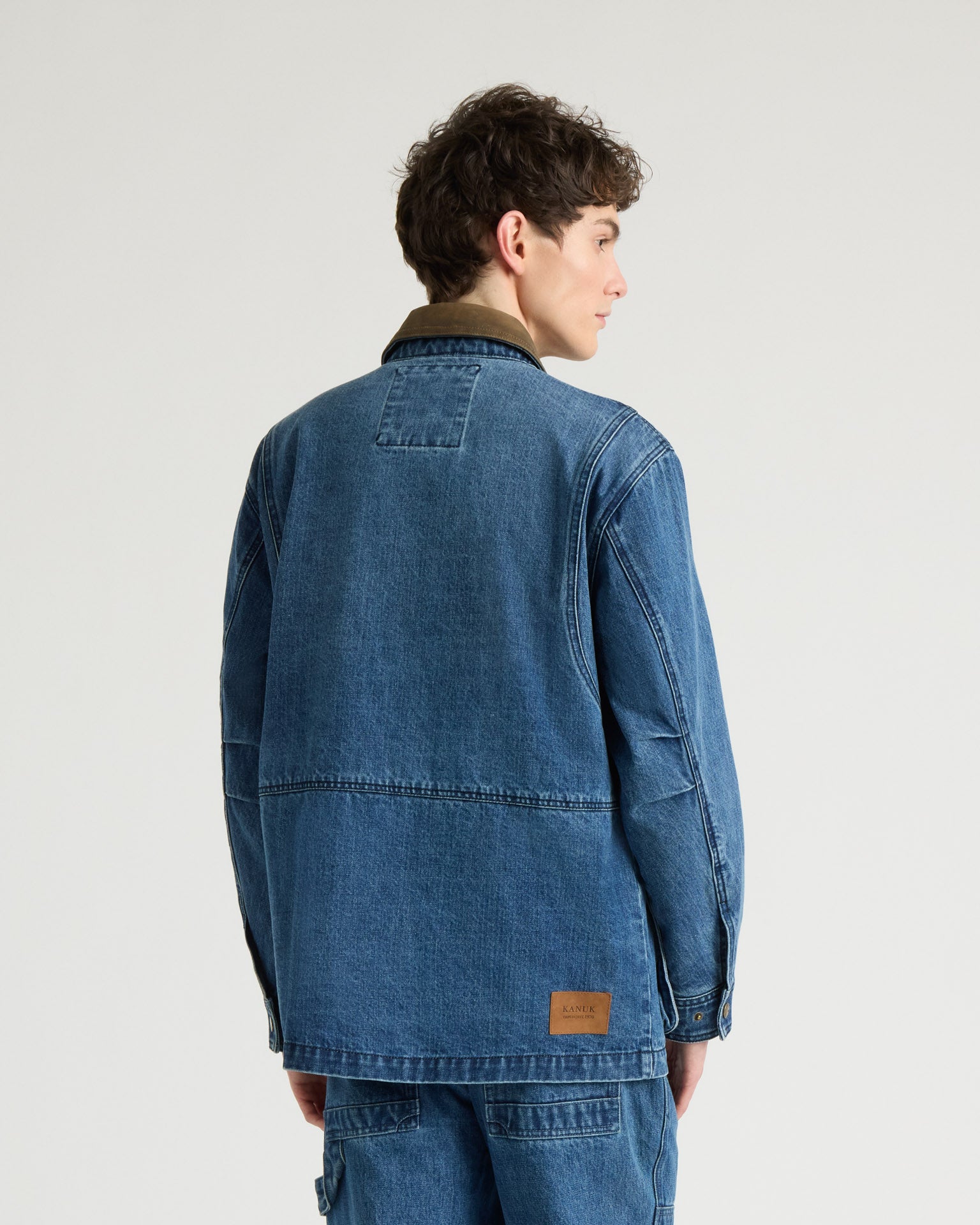 kanuk-kildaire-veste-en-denim-homme-col-nubuck-poches image 8