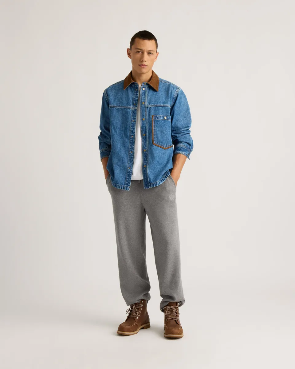 kanuk-brisebois-surchemise-en-jean-et-nubuck image 1