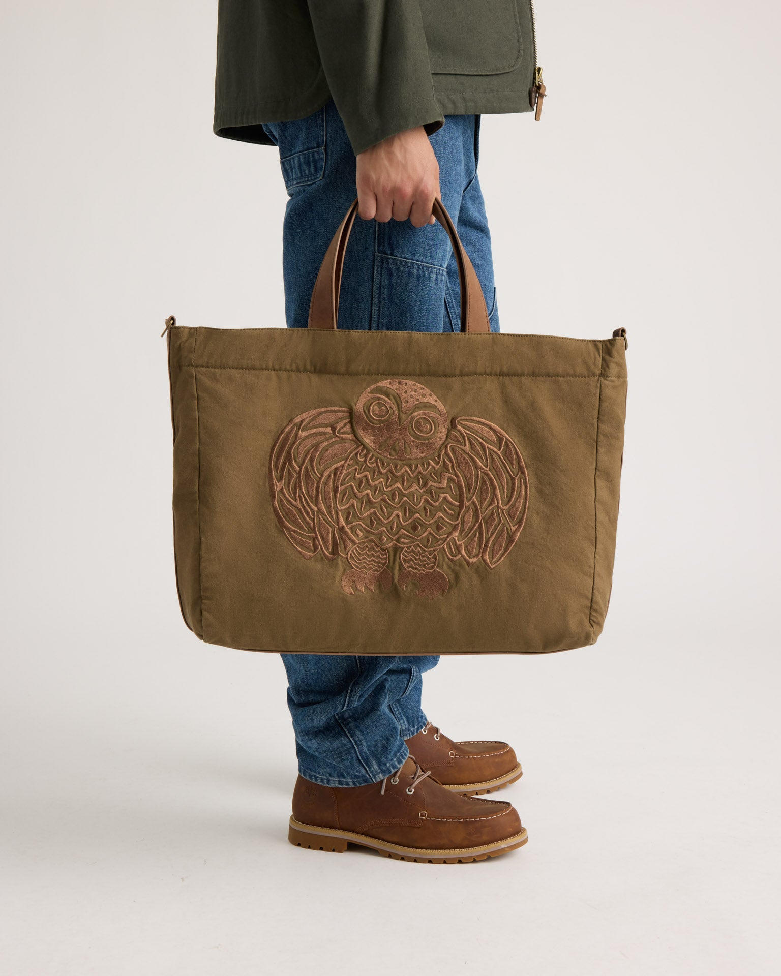 kanuk-harfang-sac-fourre-tout-hibou-en-canevas-coton image 5