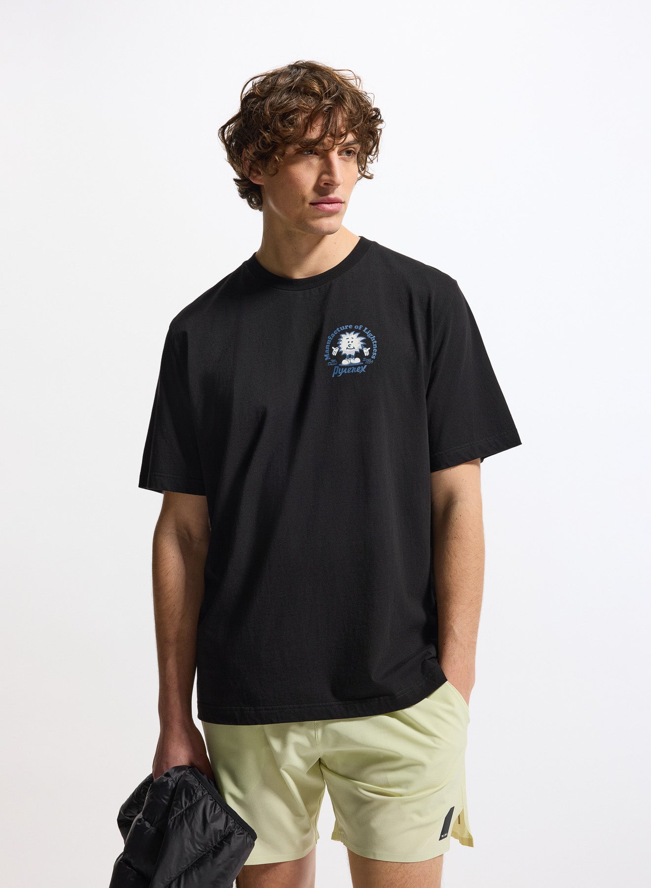 pyrenex-mfg-tee-t-shirt-unisexe-coton-biologique-noir image 2