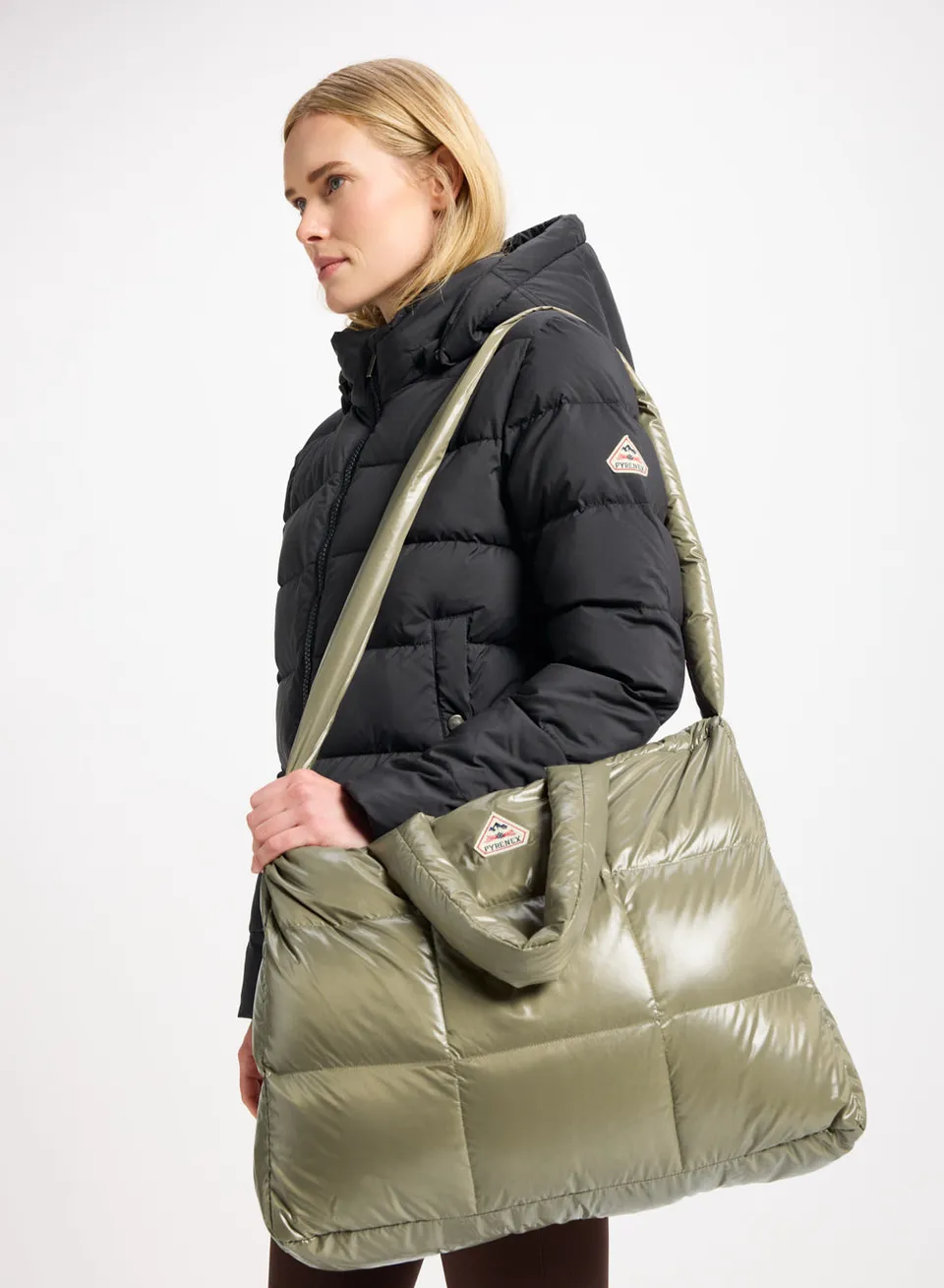 pyrenex-alyx-big-sac-cabas-matelass-khaki-clair image 1