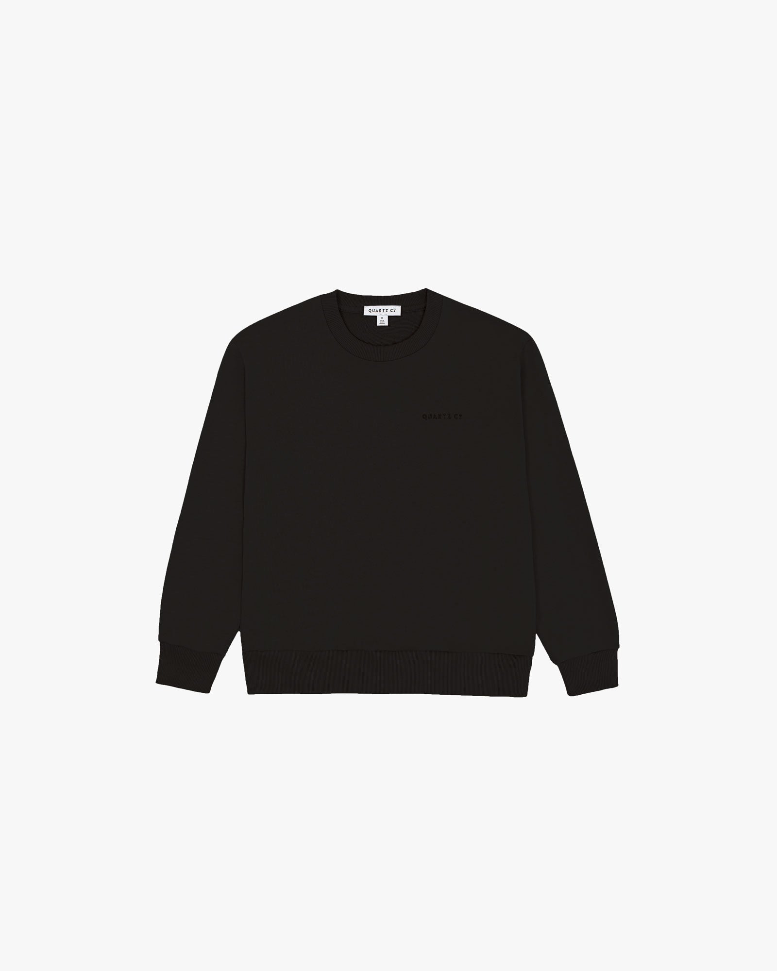 quartz-co-daxon-sweat-col-rond-coton-bio-380-g-m2 image 8