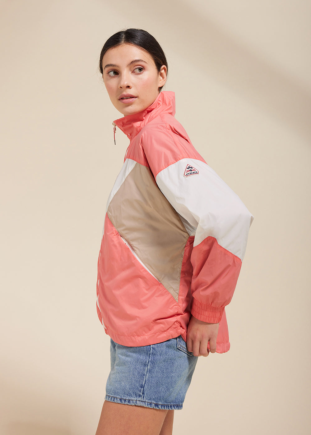 pyrenex-erine-coupe-vent-femme-multi-peach image 2