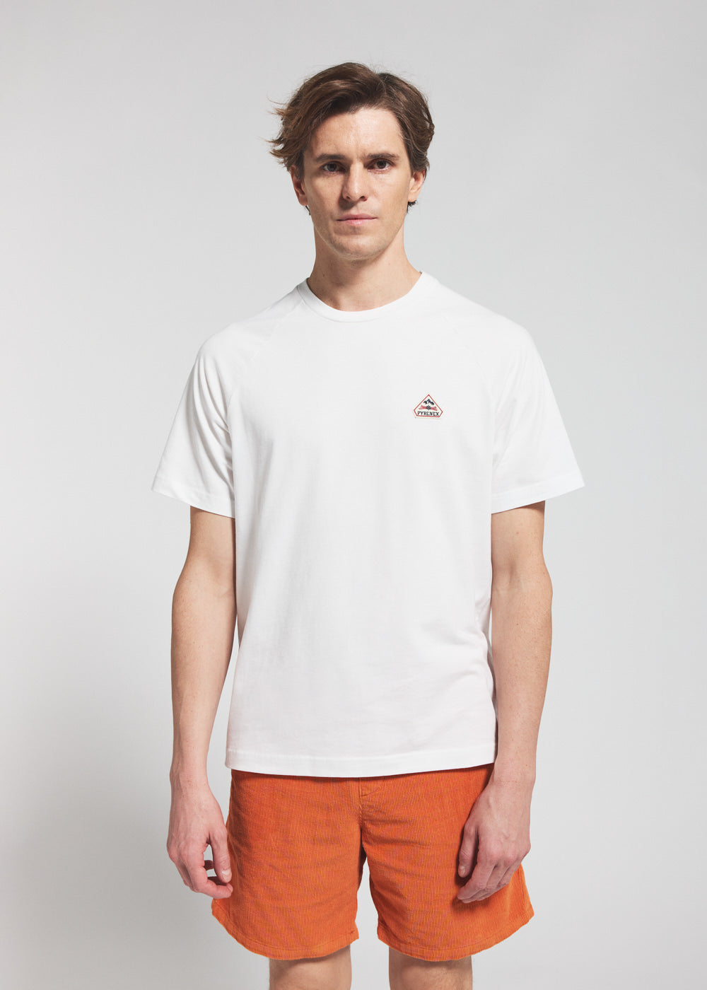 pyrenex-corto-white-t-shirt-unisexe-en-coton-biologique-blanc image 1