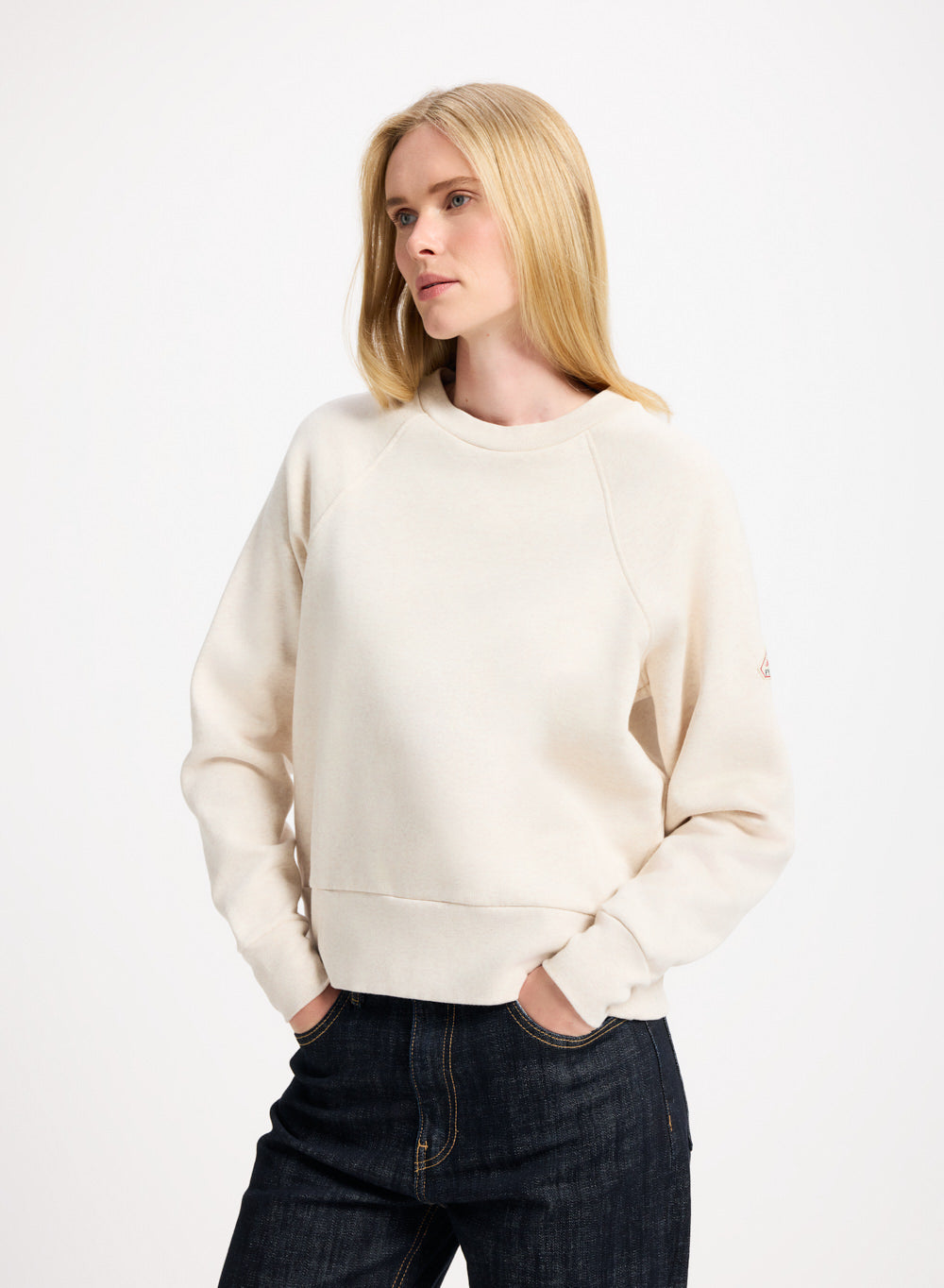 pyrenex-mood-sweatshirt-femme-cr-me image 1