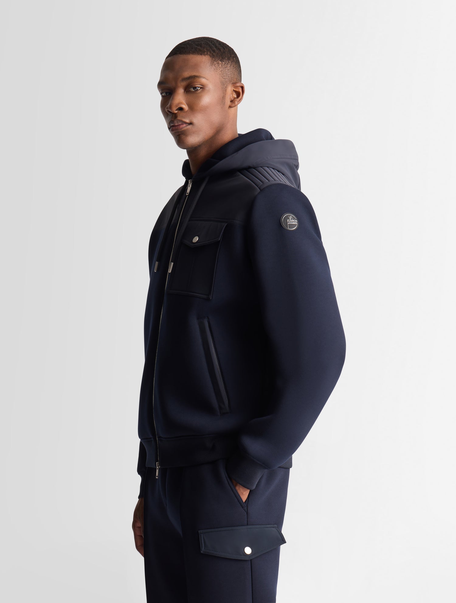 fusalp-blouson-cimarag-hybride-capuche-homme-jersey-nylon image 2
