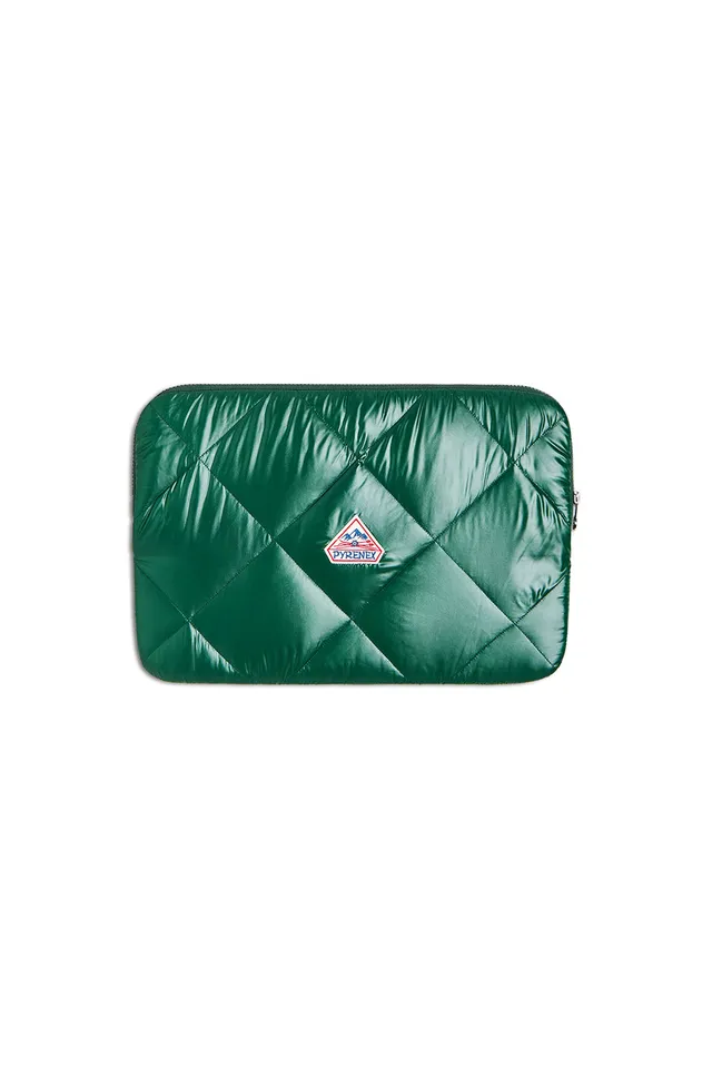 pyrenex-thor-housse-ordinateur-15-pouces-matelass-e-verte image 1