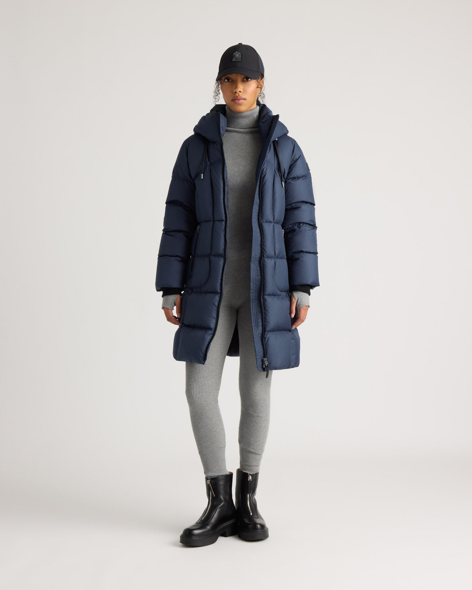 kanuk-notting-hill-manteau-long-matelass-ajust-femme-capuche image 1