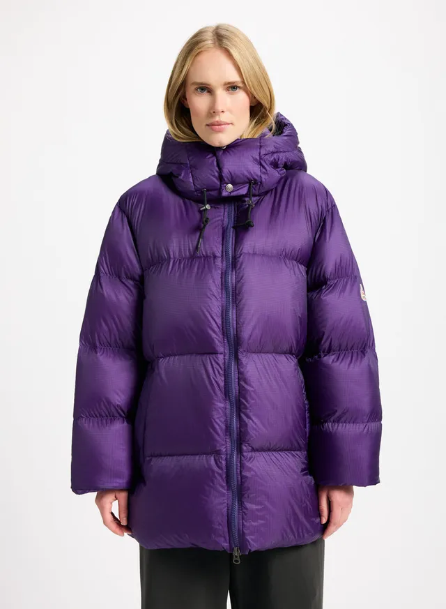 doudoune-pyrenex-shift-hooded-ripstop-violette image 1