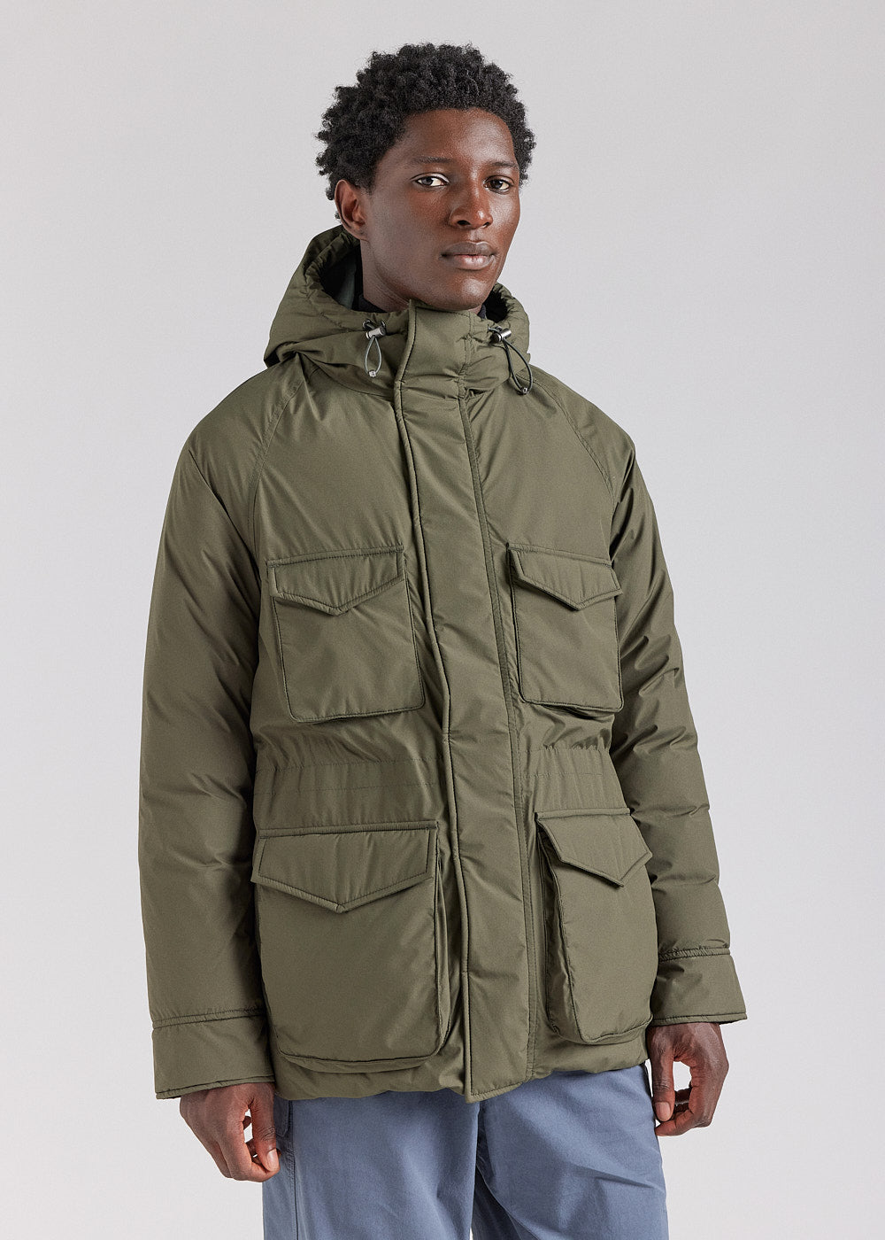 pyrenex-bazus-parka-homme-duvet-naturel-khaki image 1