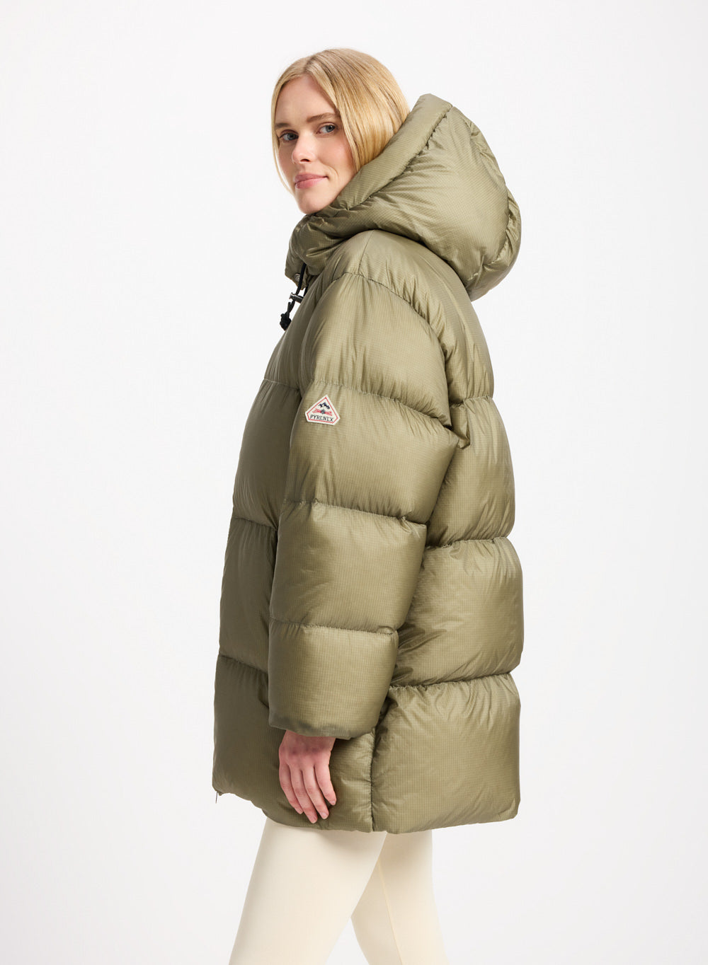 pyrenex-shift-hooded-ripstop-doudoune-chaude-unisexe-kaki image 6