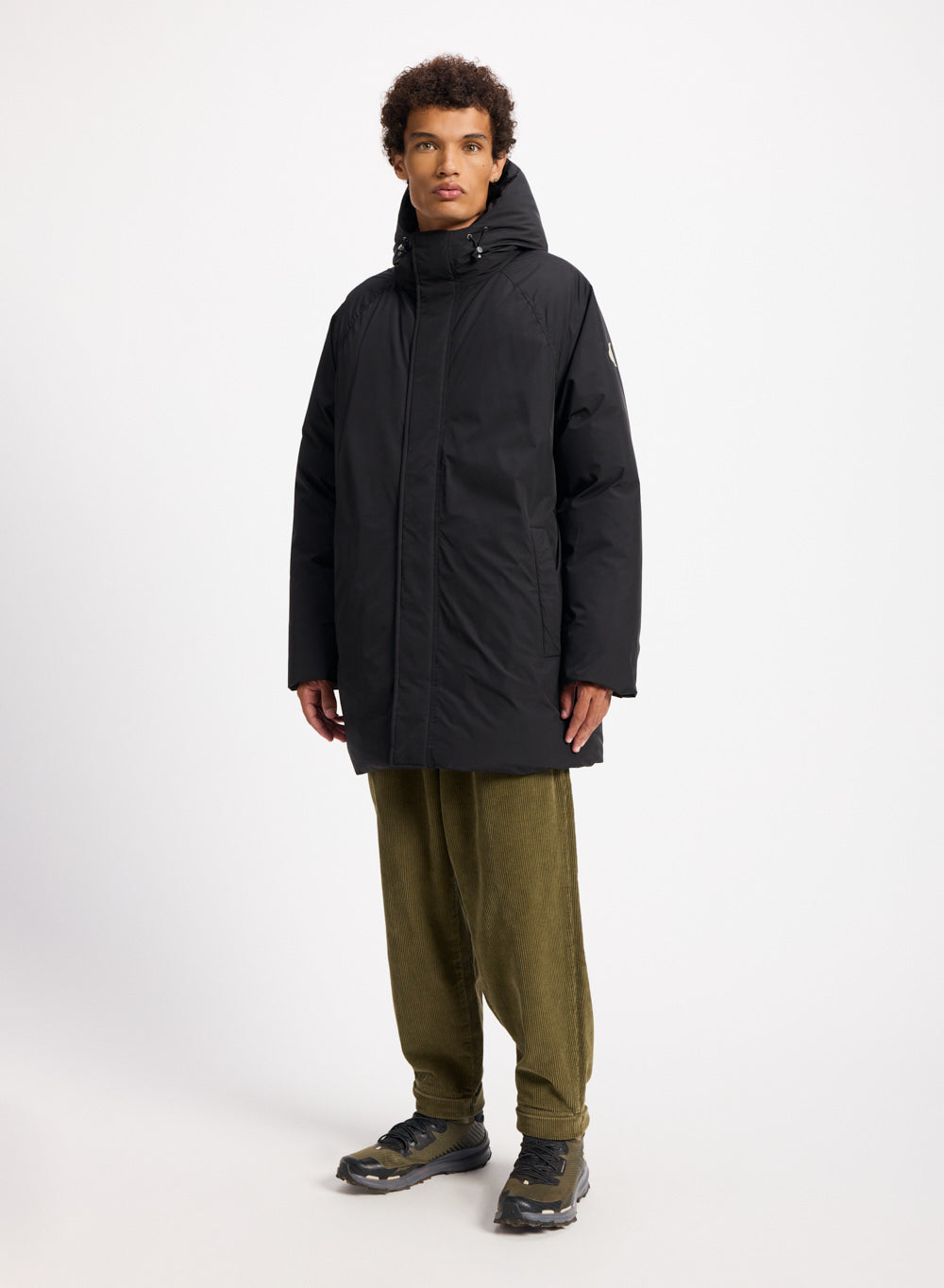 pyrenex-spark-parka-capuche-homme-duvet-naturel-noire image 2