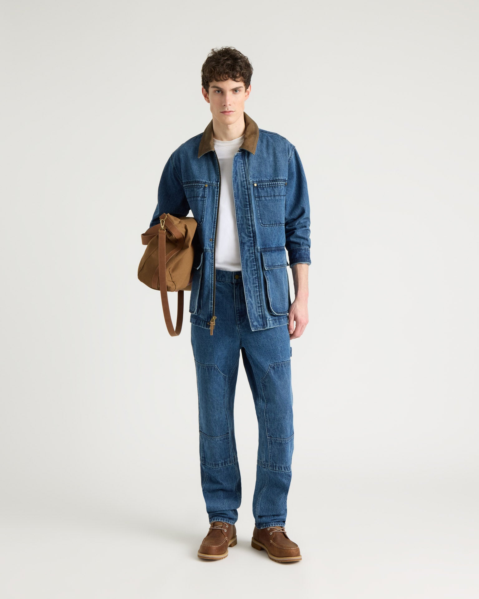 kanuk-kildaire-veste-en-denim-homme-col-nubuck-poches image 6