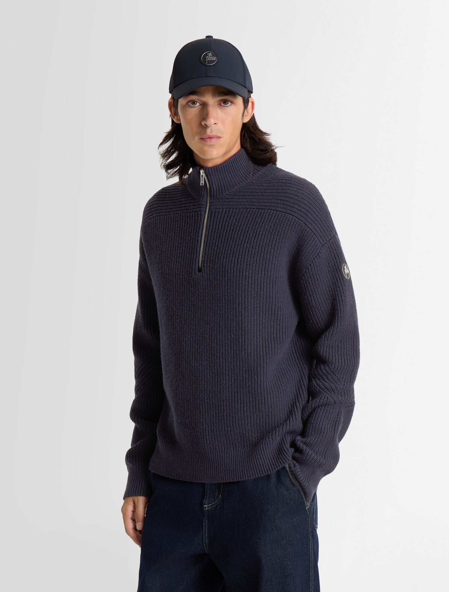 fusalp-pull-hesyo-col-montant-demi-zip-laine-cachemire image 2