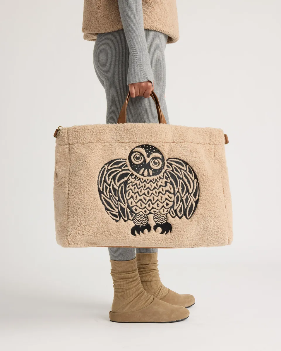 kanuk-sac-fourre-tout-hibou-iconique-sherpa image 1