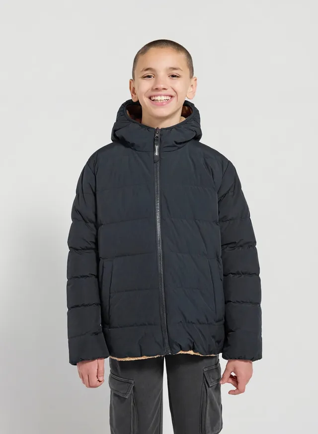 pyrenex-keylinn-noire-doudoune-r-versible-enfant-sherpa image 1