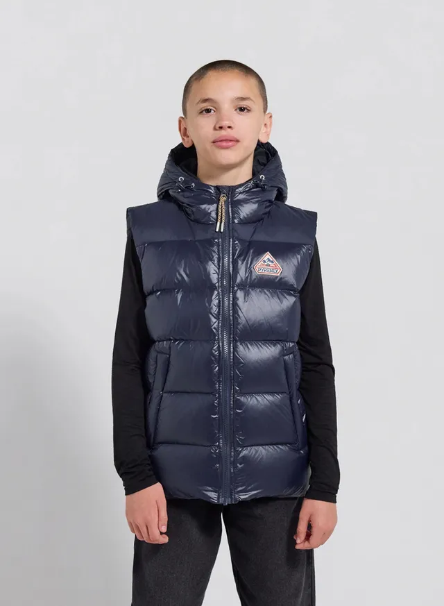 doudoune-sans-manches-enfant-pyrenex-john-bleu-marine-capuche image 1