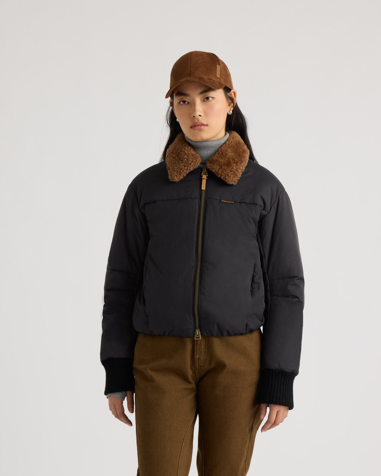 kanuk-blouson-aviateur-calixte-veste-hiver-femme image 1