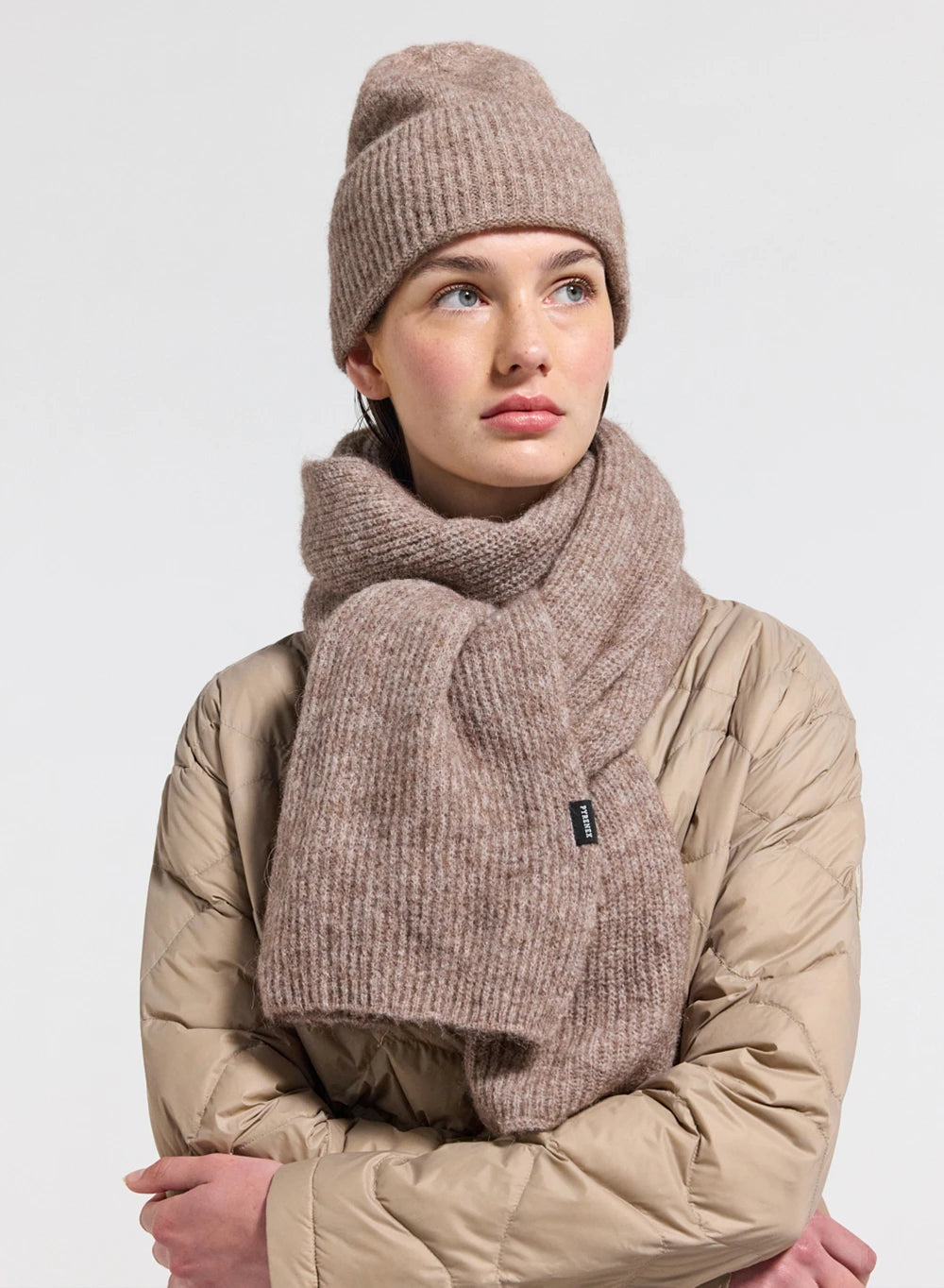 pyrenex-warmer-charpe-tricot-e-beige image 1