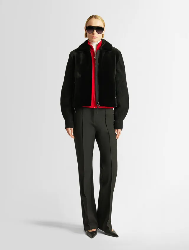 fusalp-paige-veste-fausse-fourrure-et-laine-perl-e image 1