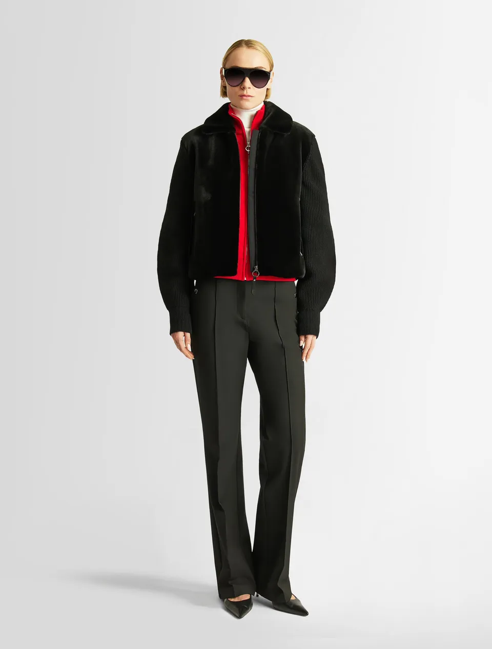fusalp-paige-veste-fausse-fourrure-et-laine-perl-e image 1