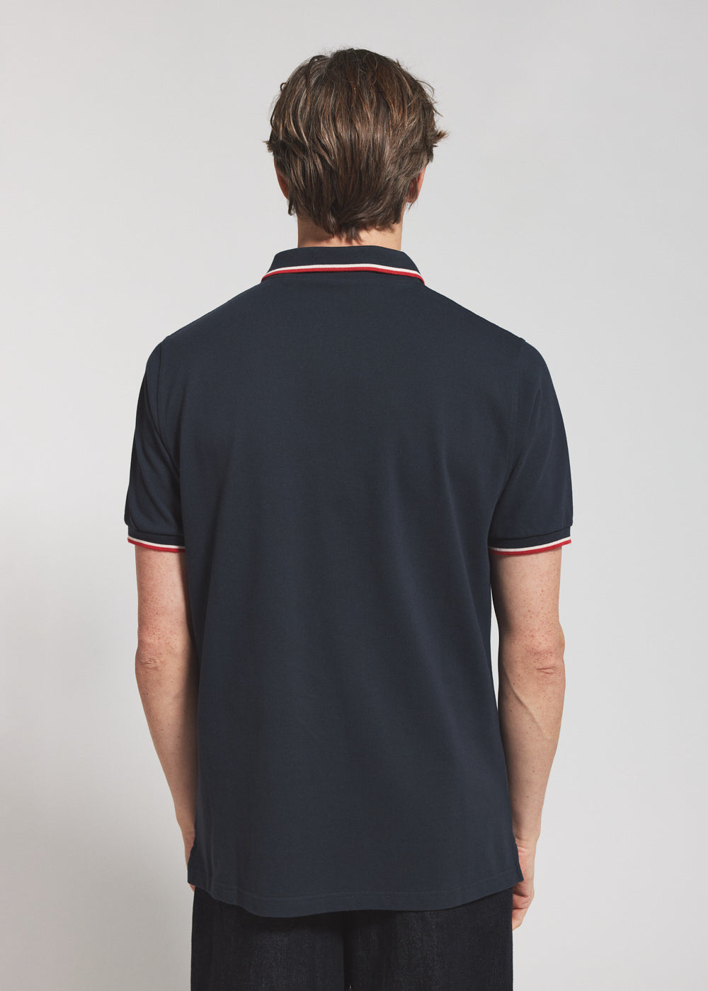 pyrenex-leyre-polo-homme-coton-bio-bleu-marine image 2