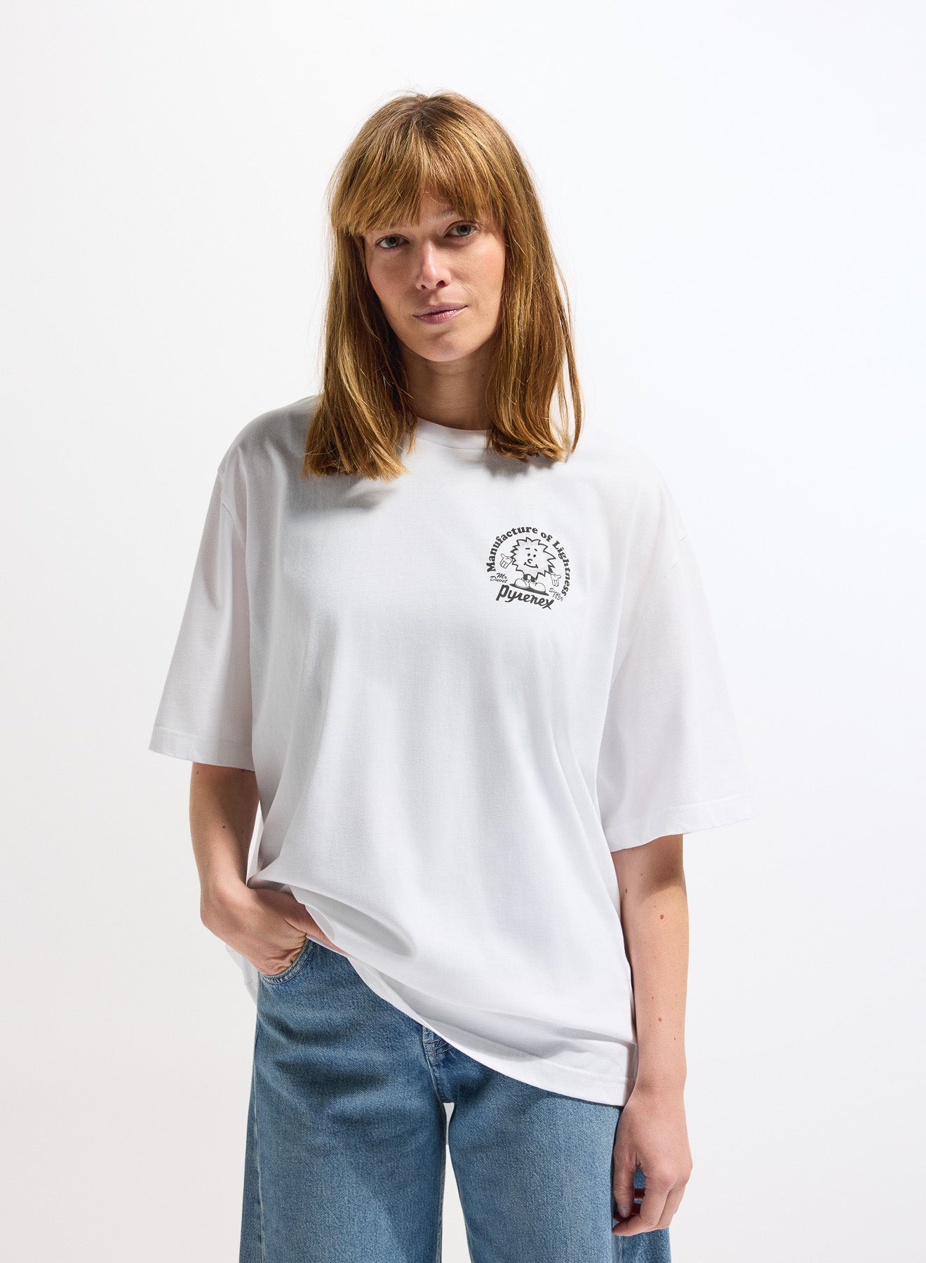 pyrenex-mfg-tee-t-shirt-unisexe-blanc-en-coton-biologique image 2
