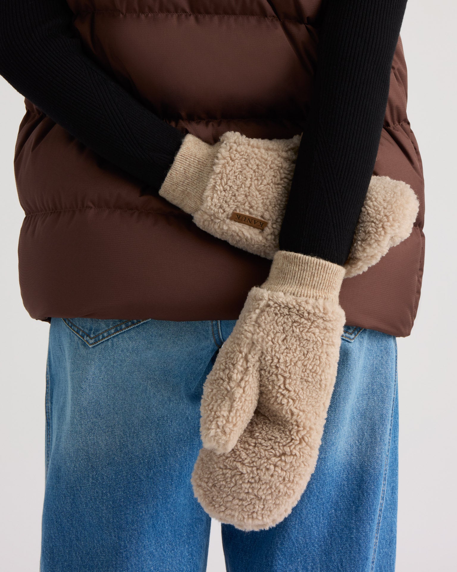 kanuk-mitaines-berg-re-signature-femme-sherpa image 3