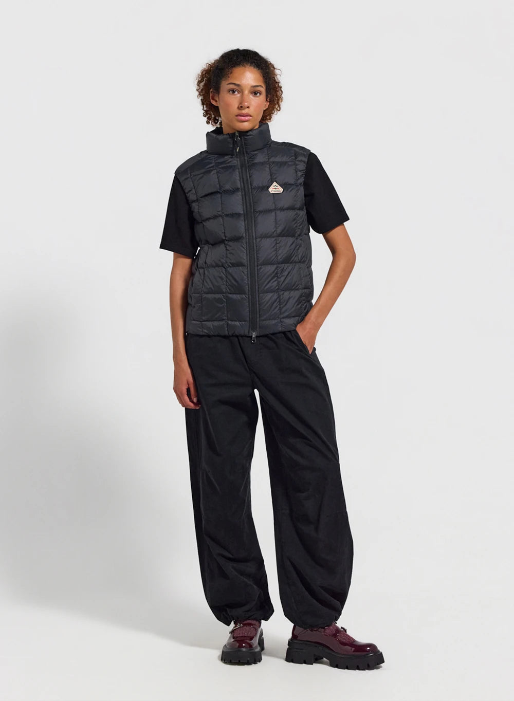 pyrenex-sunray-doudoune-sans-manches-femme-noire image 2