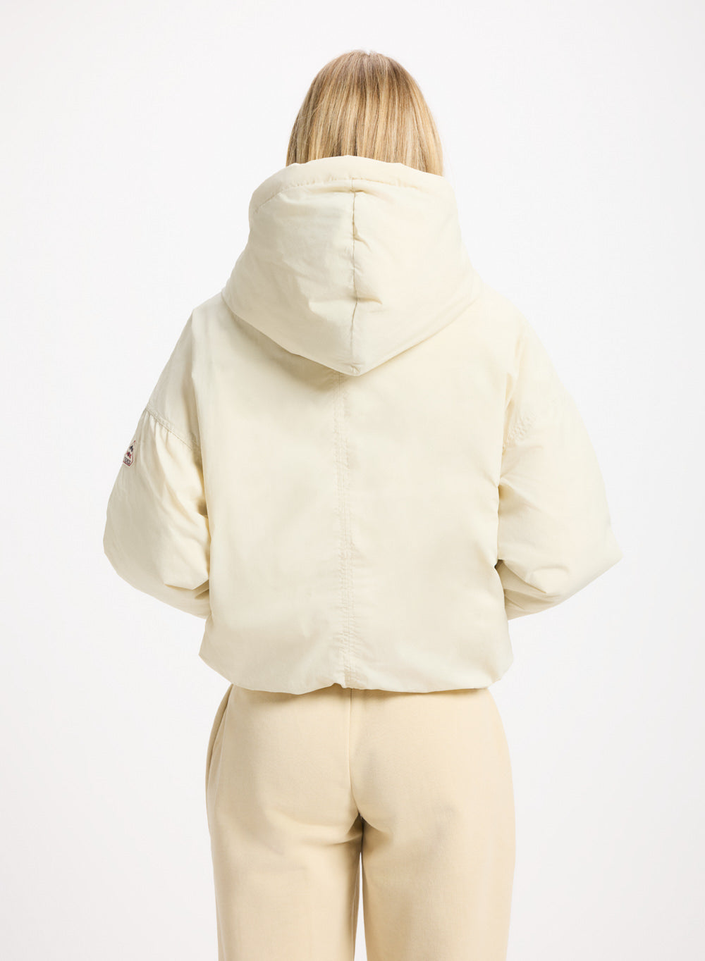 pyrenex-attitude-parka-courte-duvet-femme-ivoire image 4