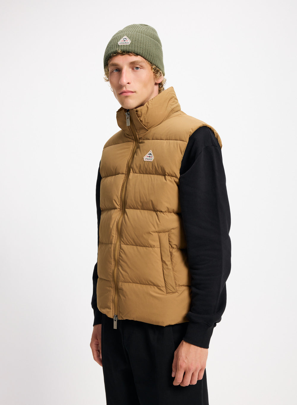 pyrenex-spoutnic-doudoune-sans-manche-unisexe-cuivre-capuche image 3
