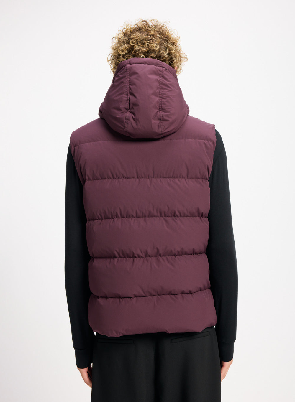 pyrenex-spoutnic-gilet-sans-manche-bordeaux-capuche-amovible image 3